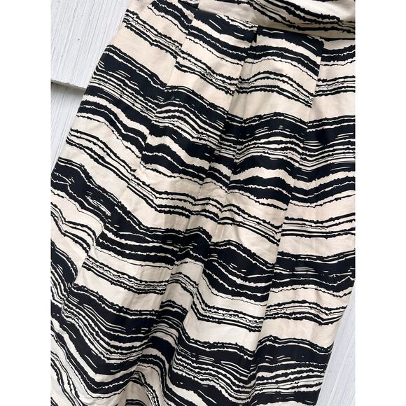 NWT The Limited Black and Cream Striped Strapless Cocktail Dress Sz 4 - Picture 4 of 11